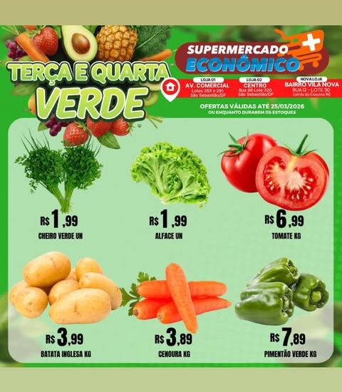 Supermercado Mais Econômico até 25-03-2026