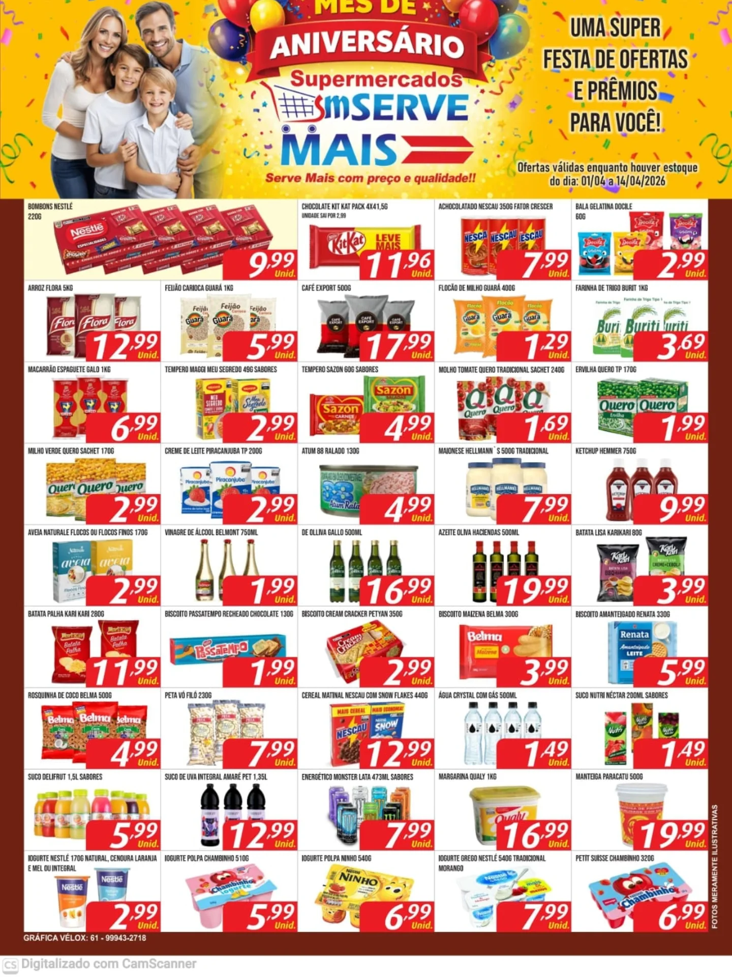 Ofertas Supermercado Serve Mais