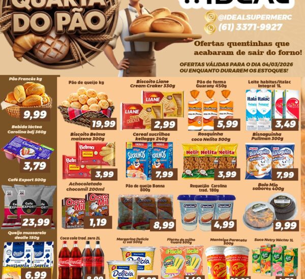 Supermercado Ideal até 04-03-2026 Supermercado Ideal até 04-03-2026
