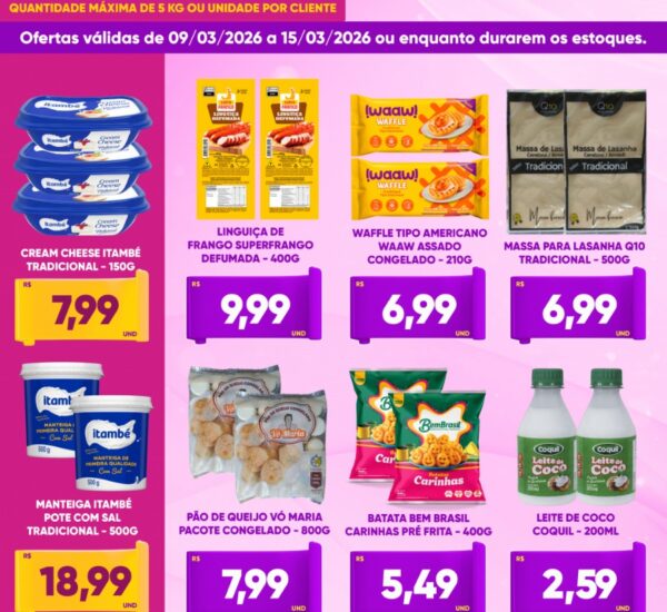 Supermercado Tatico até 15-03-2026