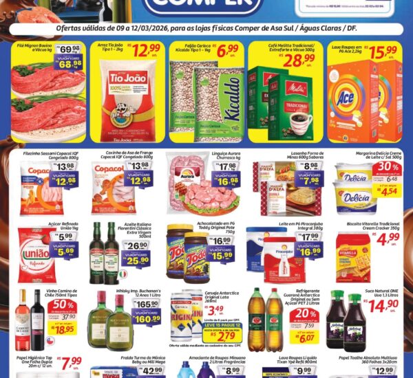 Supermercado Comper até 12-03-2026