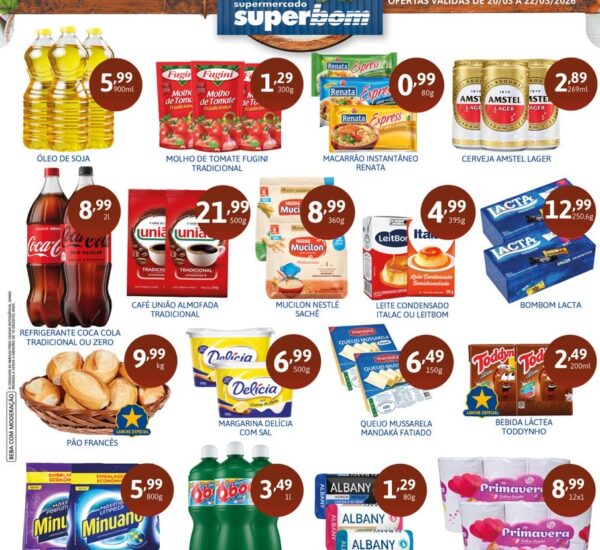 Supermercado Superbom até 22-03-2026