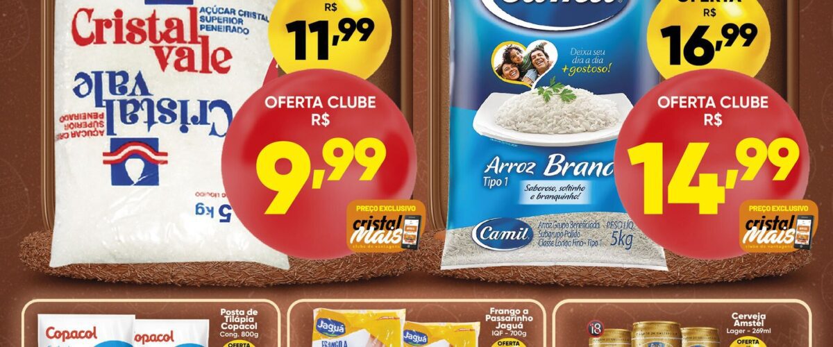 Cristal Supermercado até 06-04-2026