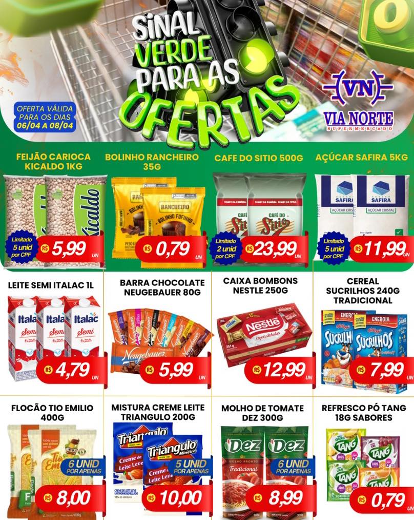 Ofertas Via Norte Supermercado