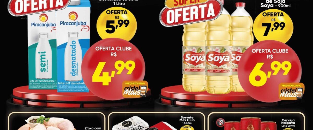 Cristal Supermercado até 13-04-2026