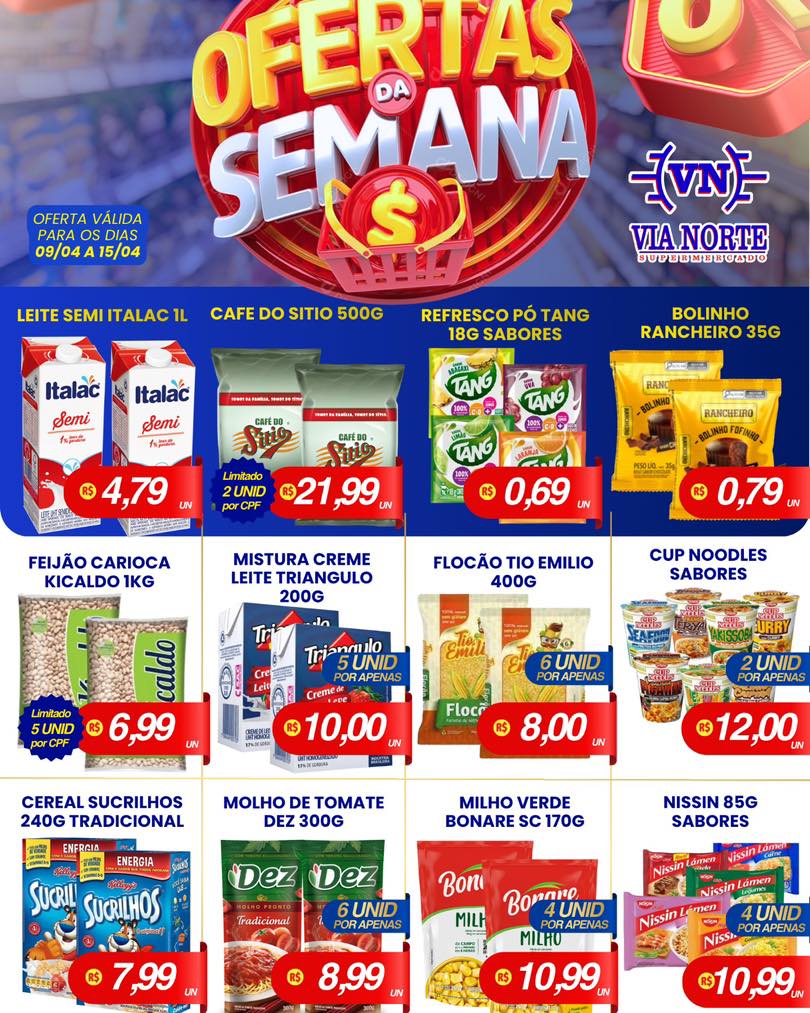 Ofertas Via Norte Supermercado