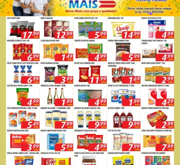 Supermercado Serve Mais até 18-05-2026