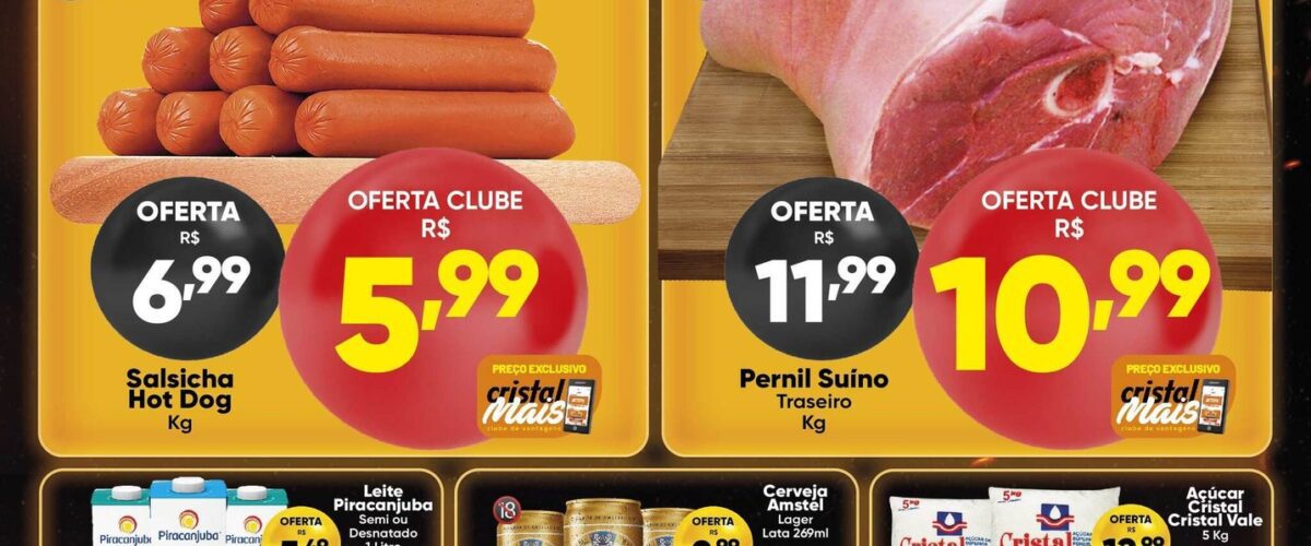 Cristal Supermercado até 27-04-2026