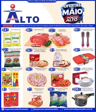 Supermercado Ponto Alto até 03/05/2026