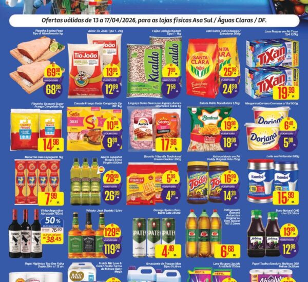 Supermercado Comper até 17-04-2026