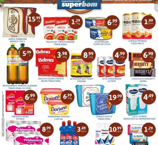 Supermercado Superbom até 19-04-2026