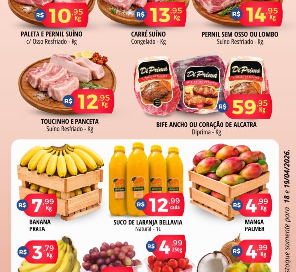 Supermercado Bellavia até 19-04-2026