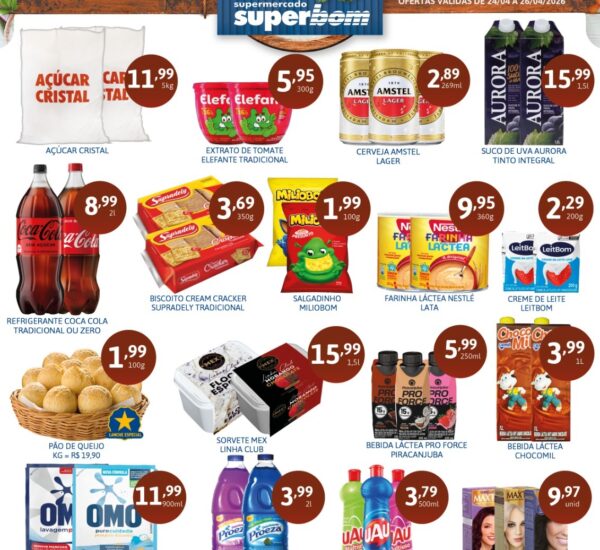 Supermercado Superbom até 26-04-2026