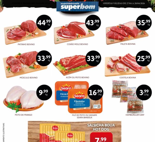 Supermercado Superbom até 28-04-2026
