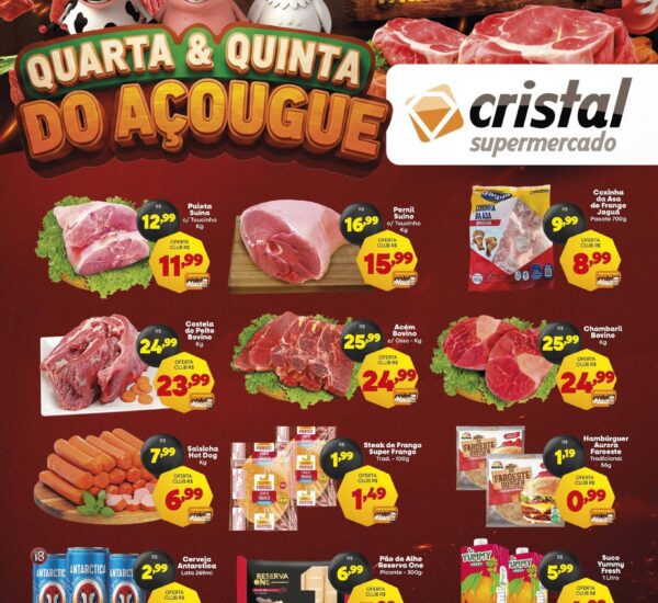 Cristal Supermercado até 14-05-2026