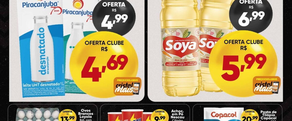 Cristal Supermercado até 25-05-2026