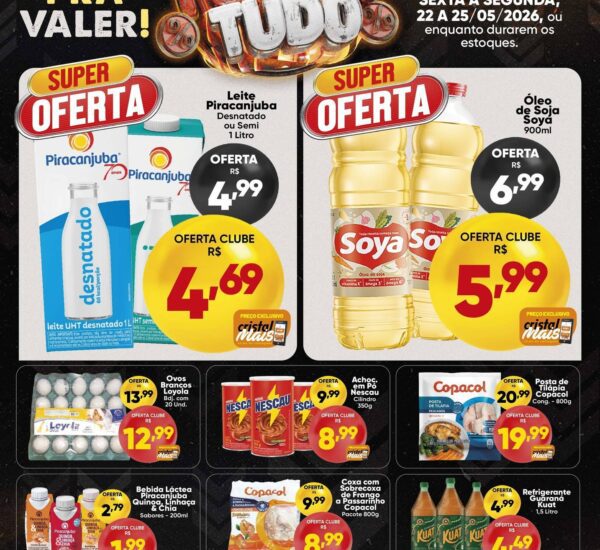 Cristal Supermercado até 25-05-2026