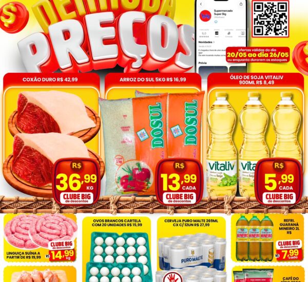 Supermercado Super Big até 26-05-2026