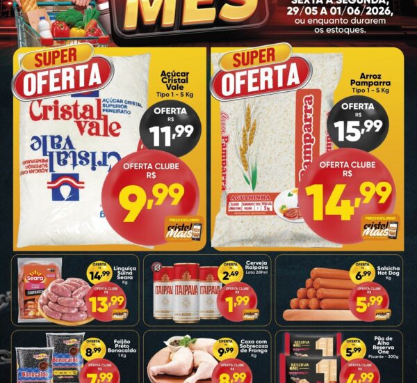 Cristal Supermercado até 01-06-2026
