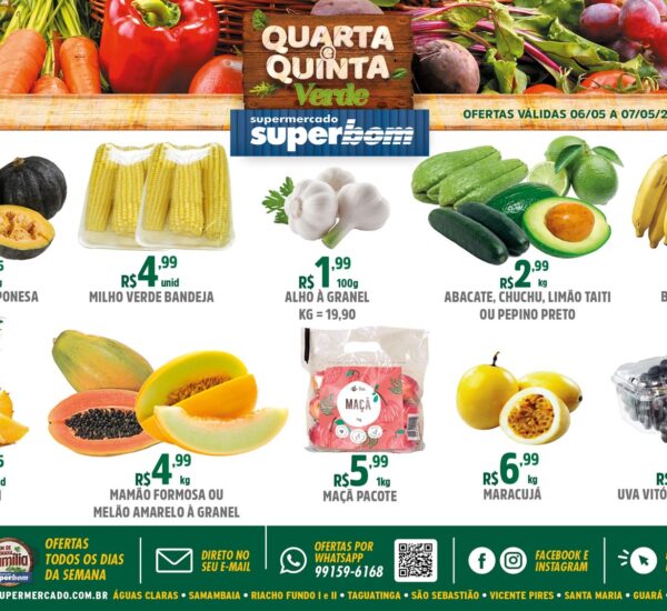 Supermercado Superbom até 07-05-2026