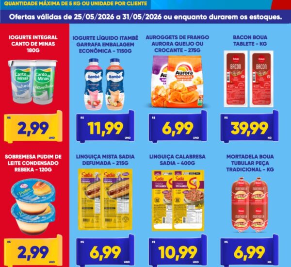 Supermercado Tatico até 31-05-2026
