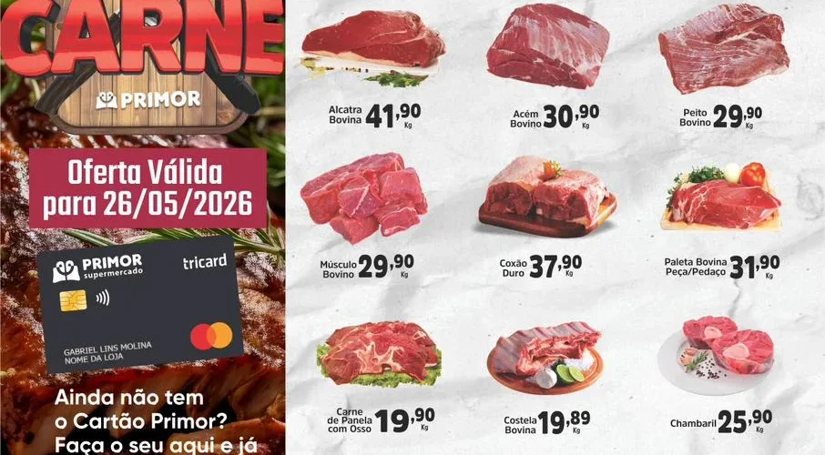 Supermercado Primor até 26-05-2026
