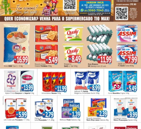 Supermercado Tio Max até 15-06-2026
