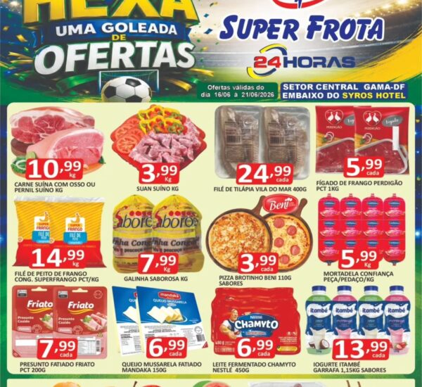 Supermercado Super Frota até 21-06-2026