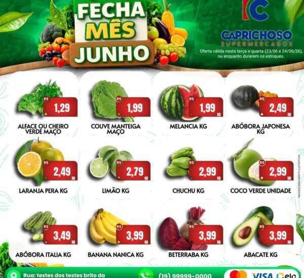 Supermercado Caprichoso até 24-06-2026