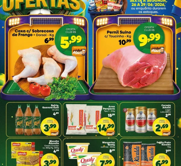 Cristal Supermercado até 29-06-2026
