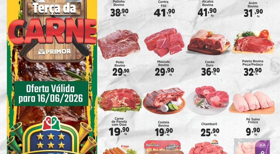 Supermercado Primor até 16-06-2026