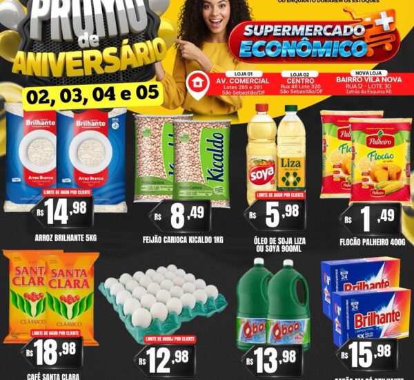 Supermercado Mais Econômico até 05-07-2026
