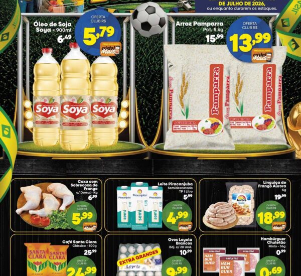 Encarte Vencido Cristal Supermercado até 06-07-2026