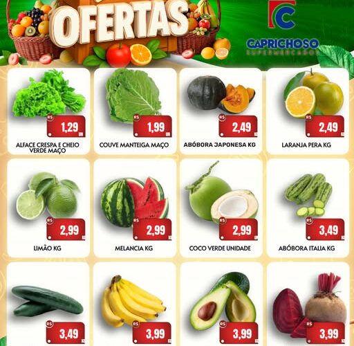 Supermercado Caprichoso até 08-07-2026