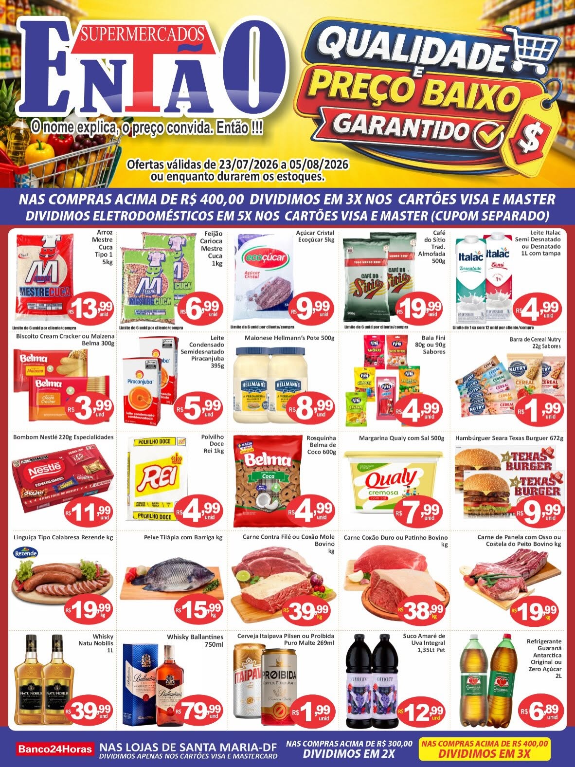 ofertas supermercado então
