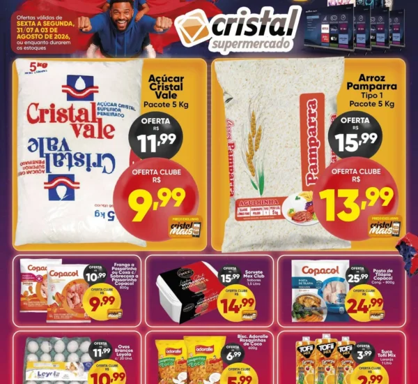 Cristal Supermercado até 03-08-2026 Cristal Supermercado até 03-08-2026