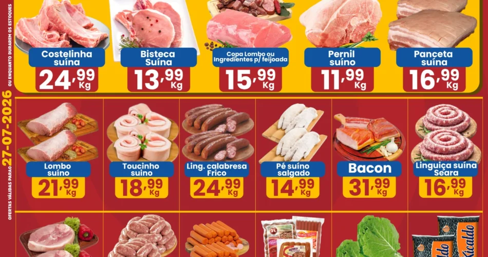 Encarte Vencido Supermercado Ideal até 27-07-2026