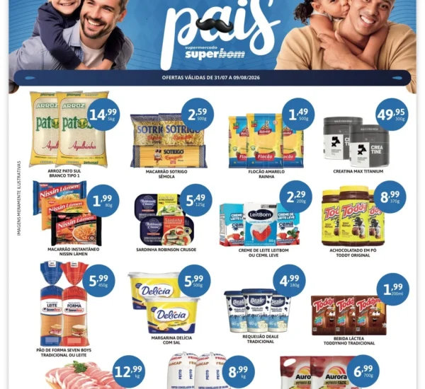 Supermercado Superbom até 09-08-2026