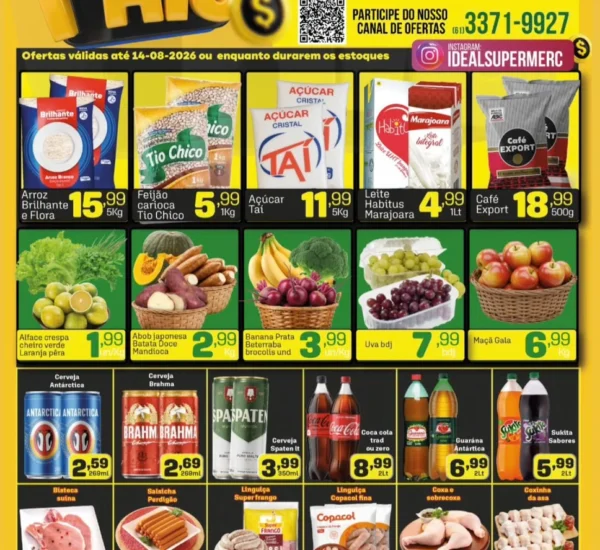 Supermercado Ideal até 14-08-2026