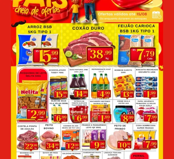 Supermercado Indaiá até 15/08/2026