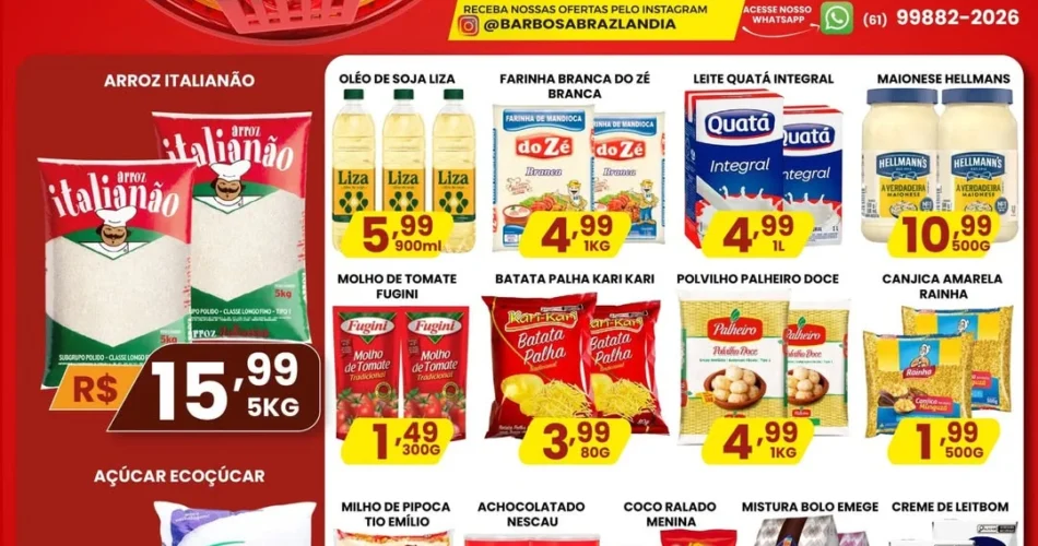Supermercado Barbosa até 09-08-2026
