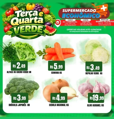 Supermercado Mais Econômico até 12-08-2026