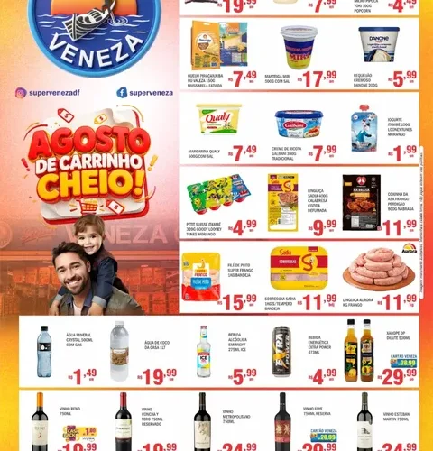 Supermercado Veneza até 28/08/2026