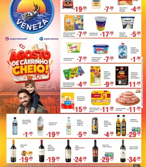 Supermercado Veneza até 28/08/2026