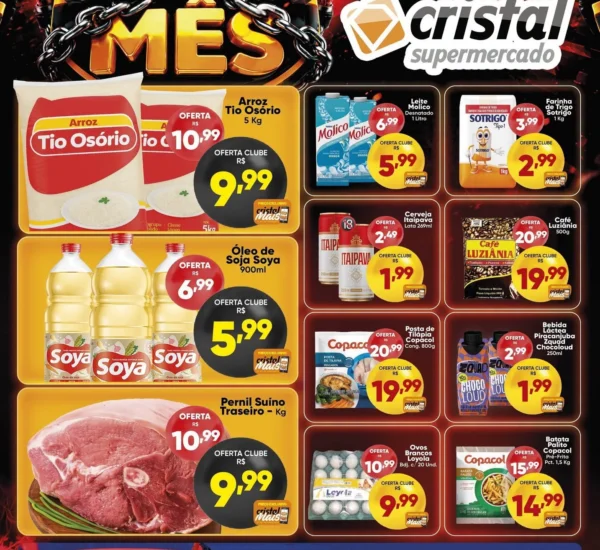 Encarte Vencido Cristal Supermercado até 31-08-2026