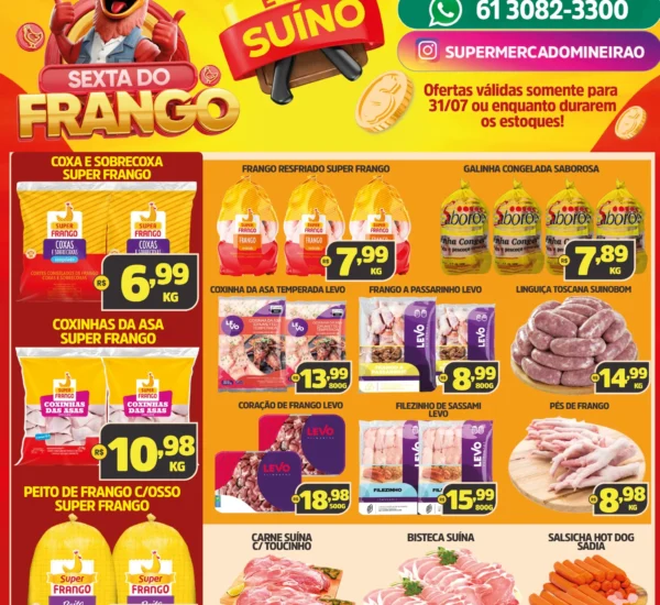 Encarte Vencido Supermercado Mineirão até 31-07-2026