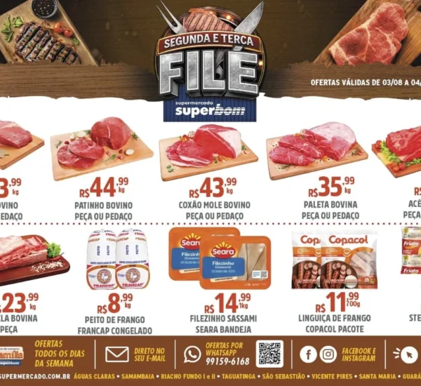 Supermercado Superbom até 04-08-2026