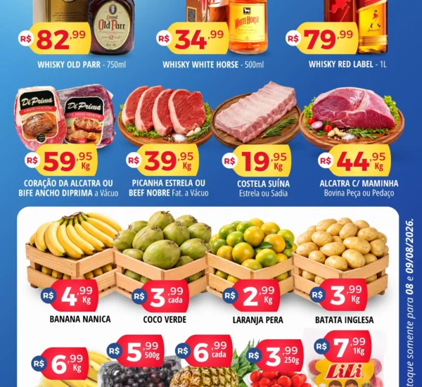 Supermercado Bellavia até 09-08-2026