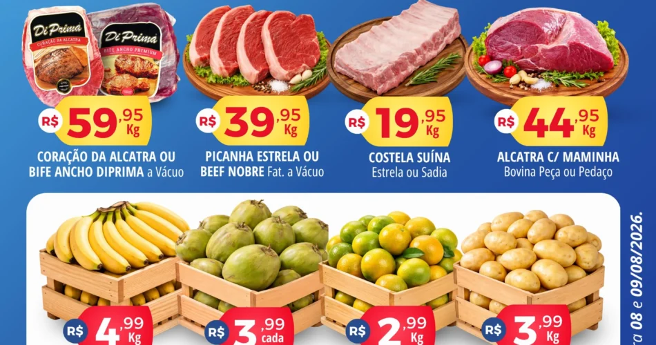 Supermercado Bellavia até 09-08-2026