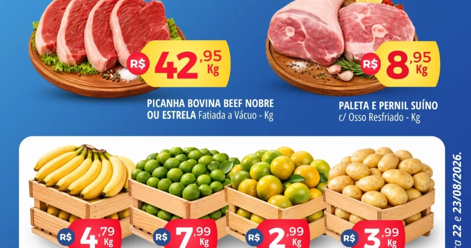 Supermercado Bellavia até 23-08-2026